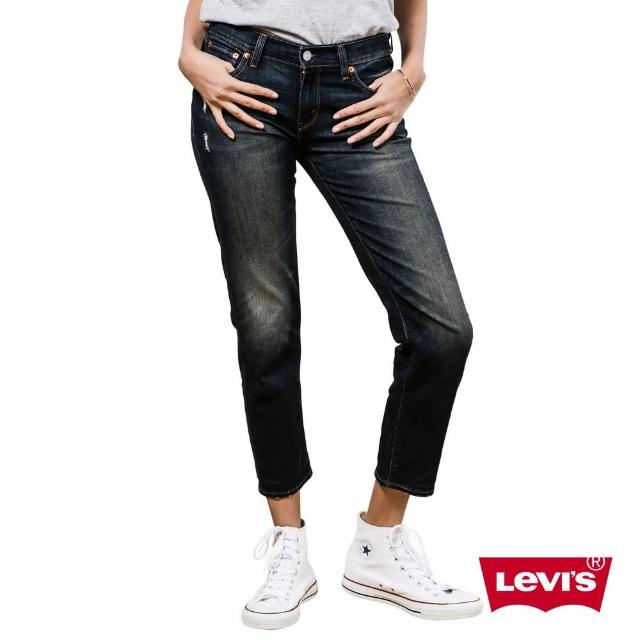 【Levis】COOL JEANS 深色水洗 丹寧牛仔褲 九分長男友褲評鑑