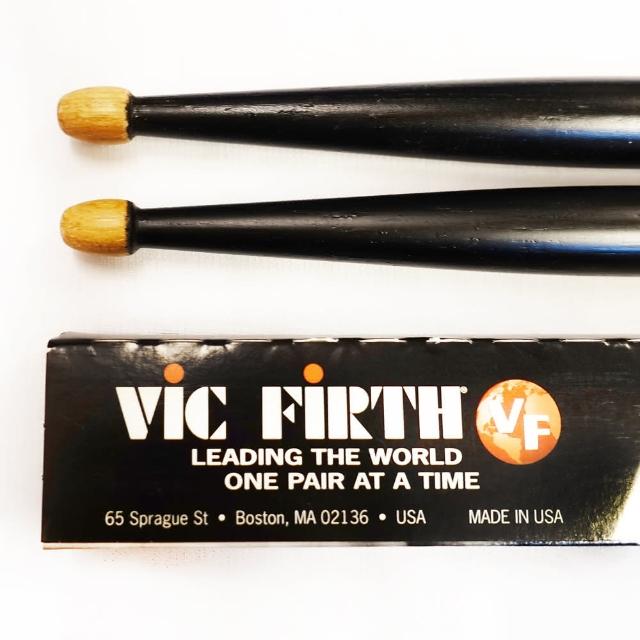 【Vic Firth】5AB 黑色胡桃木鼓棒試用文