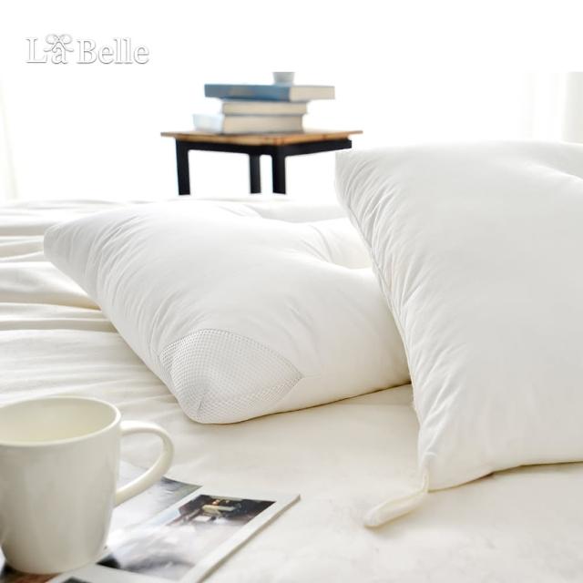 【義大利La Belle】《高效透氣抑菌水洗枕》(二入)