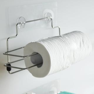 【完美主義】新魔力霧面無痕貼系列-304不鏽鋼捲筒紙巾架