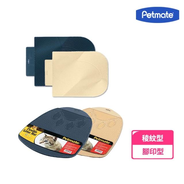 【Petmate】防污貓砂踏墊(腳印型/稜紋型)開箱