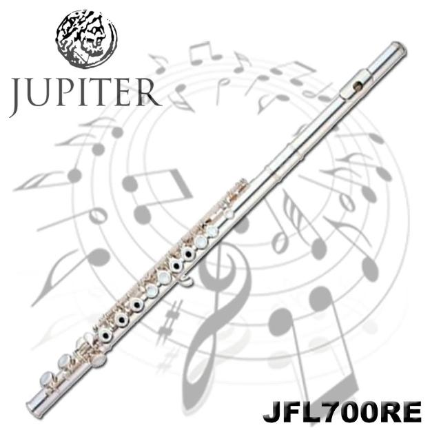 【JUPITER 雙燕】標準級長笛 開孔加E鍵 新型吹口孔(JFL700RE)