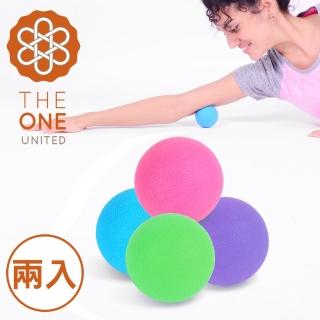【The One】環保TPE瑜珈筋膜球/按摩球(混色2入)