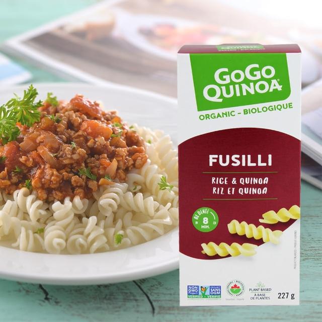 【Gogo Quinoa】有機義大利麵-螺旋麵(227g)新品上市