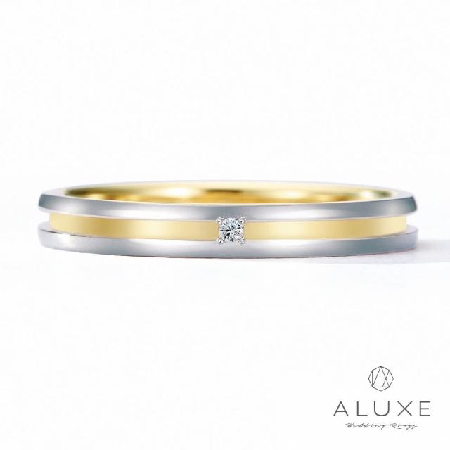 【A-LUXE 亞立詩】鉑金情侶結婚戒指-女戒限時優惠