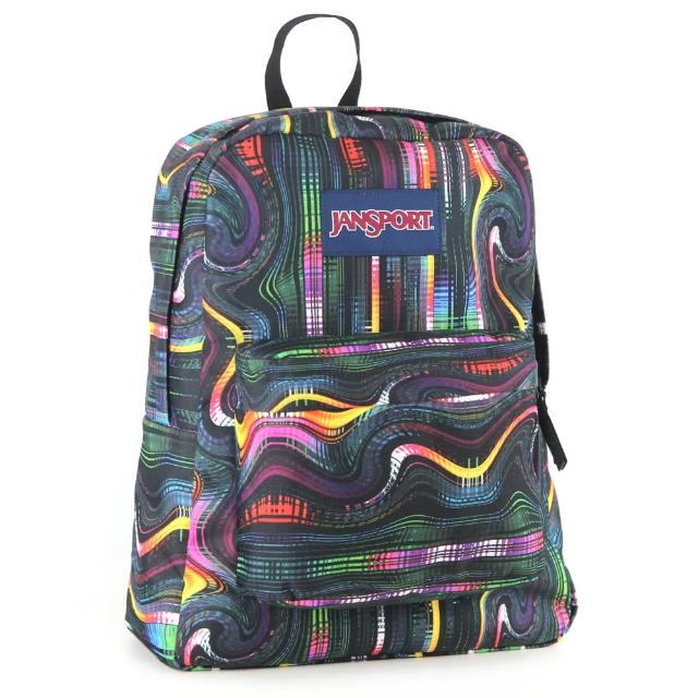 經典款式【JanSport】校園背包-SUPER BREAK(黑洞頻率)