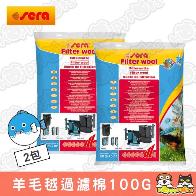 【德國sera】羊毛毧過濾棉100g(2包)售完不補