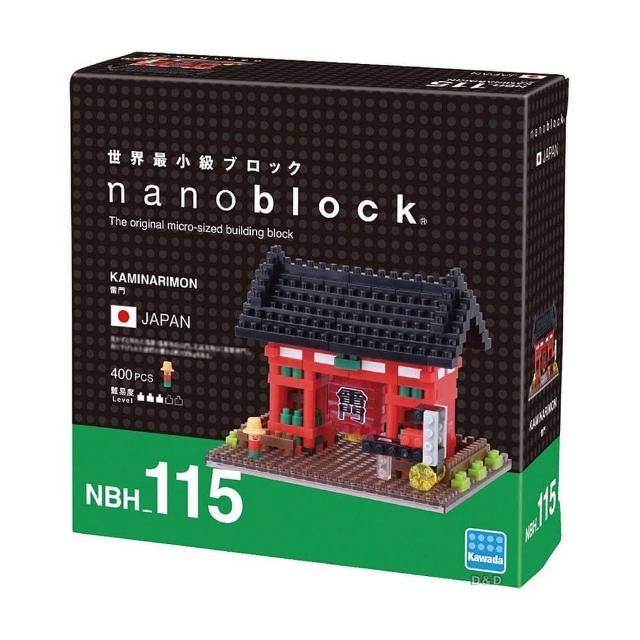 【Nanoblock 微小積木】日本東京 - 淺草寺雷門(NBH-115)開箱文