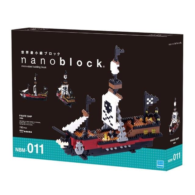 【Nanoblock 微小積木】經典收藏 - 海盜船(NBM-011)網友最愛商品