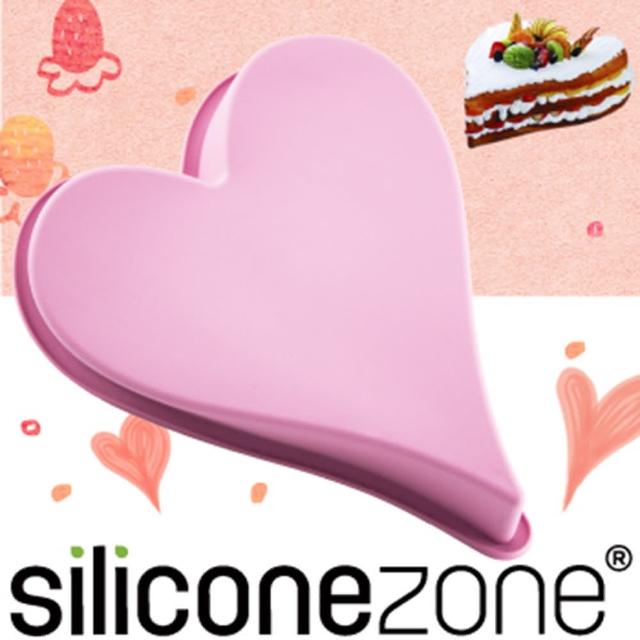 【Siliconezone】施理康耐熱愛心造型大蛋糕模(粉色)試用文