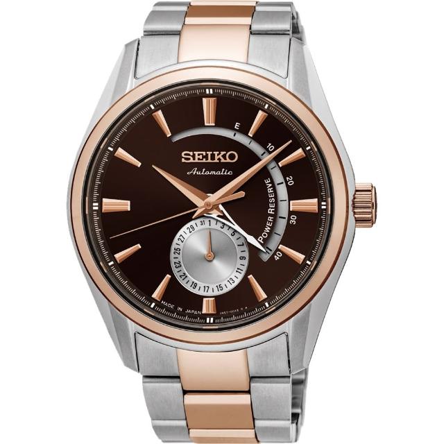 【SEIKO】PRESAGE 4R57 動力儲存機械腕錶-42mm(4R57-00A0P SSA308J1)物超所值
