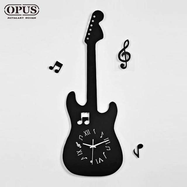 【OPUS 東齊金工】歐式鐵藝時鐘 / 靜音掛鐘 / 造型壁鐘(CD524電吉他)評測