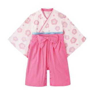 【BABY童衣】任選 日式經典女童和服 37301(淡粉)