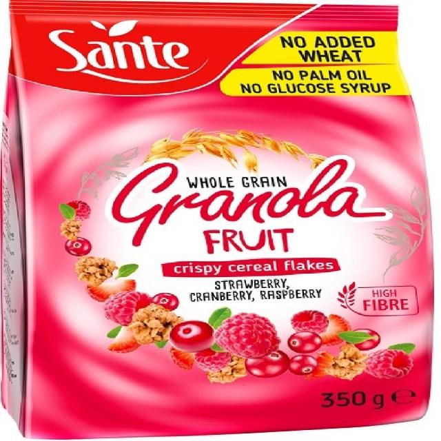 【波蘭SANTE珊德】綜合水果燕麥脆片(350g/包)比較推薦