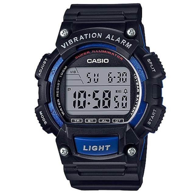 【CASIO】行家配備10年電力數位碼錶(W-736H-2A)破盤出清