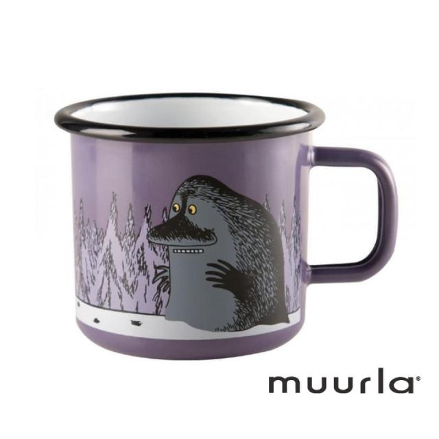 【芬蘭Muurla】神祕的哥古瑯馬克杯-紫250ml(muurla moomin 嚕嚕米 琺瑯杯 咖啡杯)物超所值