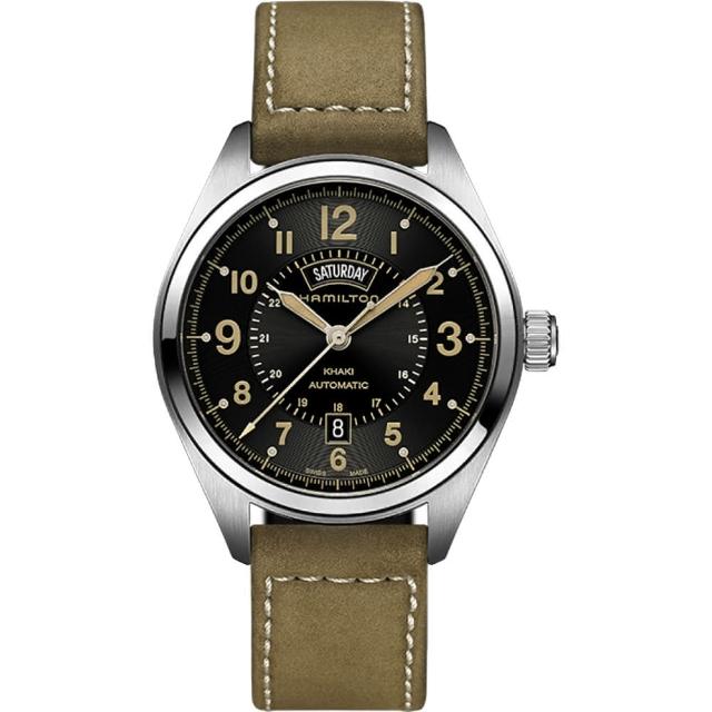 【Hamilton】漢米爾頓 KHAKI FIELD卡其野戰機械腕錶-黑x軍綠/42mm(H70505833)評鑑文