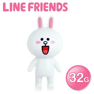 【LINE FRIENDS】32GB 立體造型隨身碟-兔兔(WH-LN223C-速達)