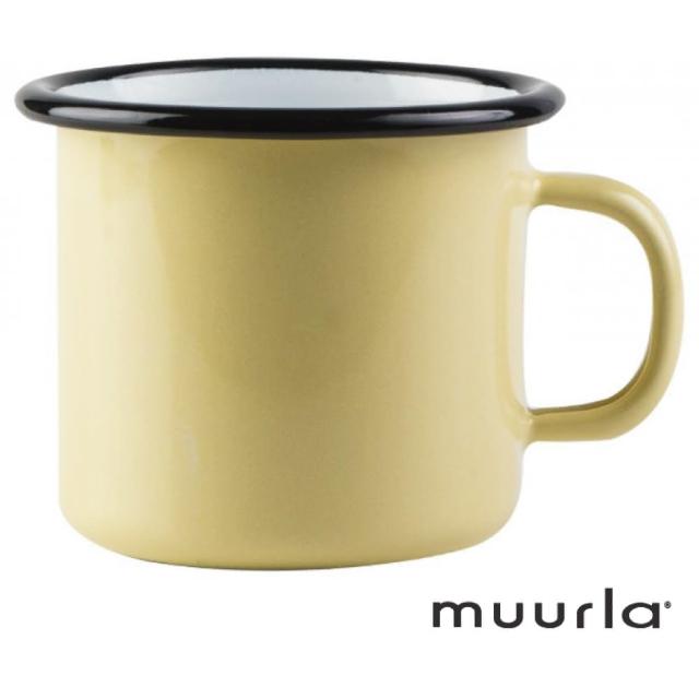 【芬蘭Muurla】琺瑯馬克杯-基本黃250ml(muurla 琺瑯杯 咖啡杯)熱門推薦