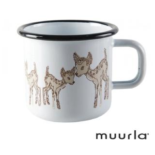 【芬蘭Muurla】小鹿琺瑯馬克杯-370ml(muurla 琺瑯杯 咖啡杯)