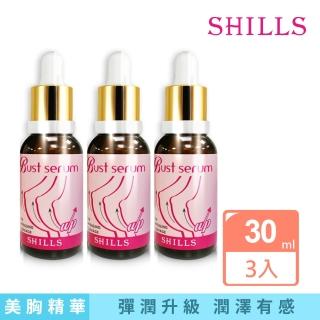 【SHILLS舒兒絲】山藥白高顆柔嫩Q彈美胸精萃/精華3入組(膠原蛋白添加)