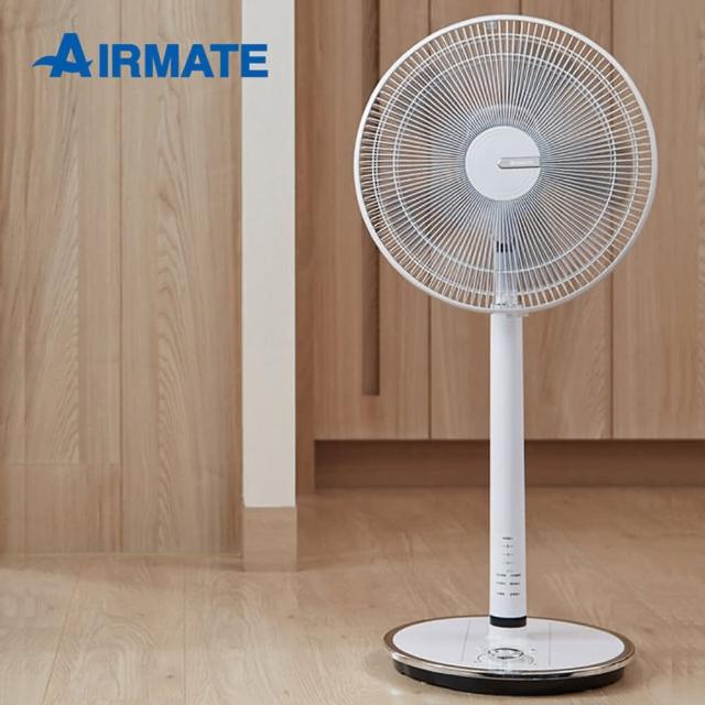 【AIRMATE 艾美特】DC直流馬達14吋遙控立地電扇-白色/AS35130R(**馬達十年保固**)