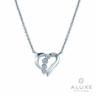 【A-LUXE 亞立詩】HEART系列 18K金鑽石項鍊