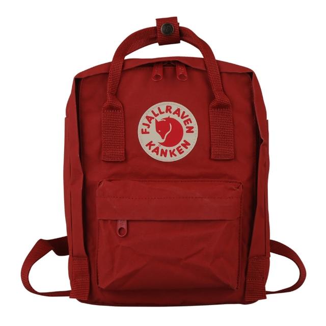 【Fjallraven】瑞典北極狐 Kanken Mine瑞典後背包/空肯包/方型後背包(迷你/深紅色)優質推薦