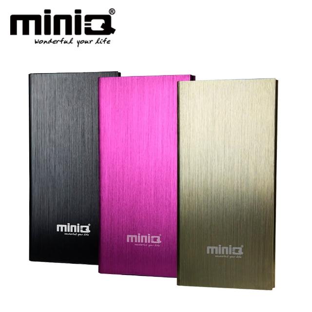 【miniQ】iBook8000mAh超薄金屬髮絲紋雙輸出行動電源(寶可夢必備神器)