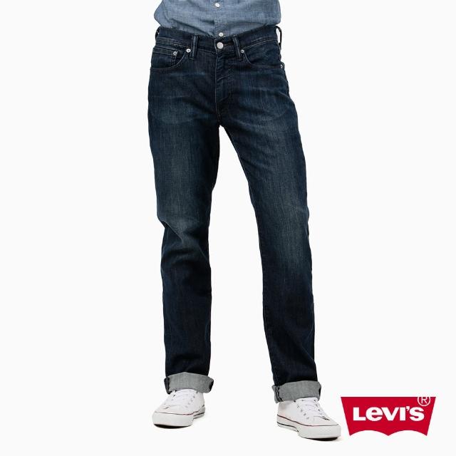 經典款式【Levis】514 修身直筒水洗丹寧牛仔褲-深藍