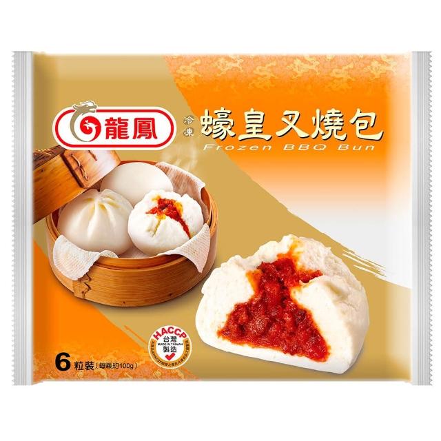 【鮮食家任選799】龍鳳 冷凍蠔皇叉燒包(6入-600g/包)