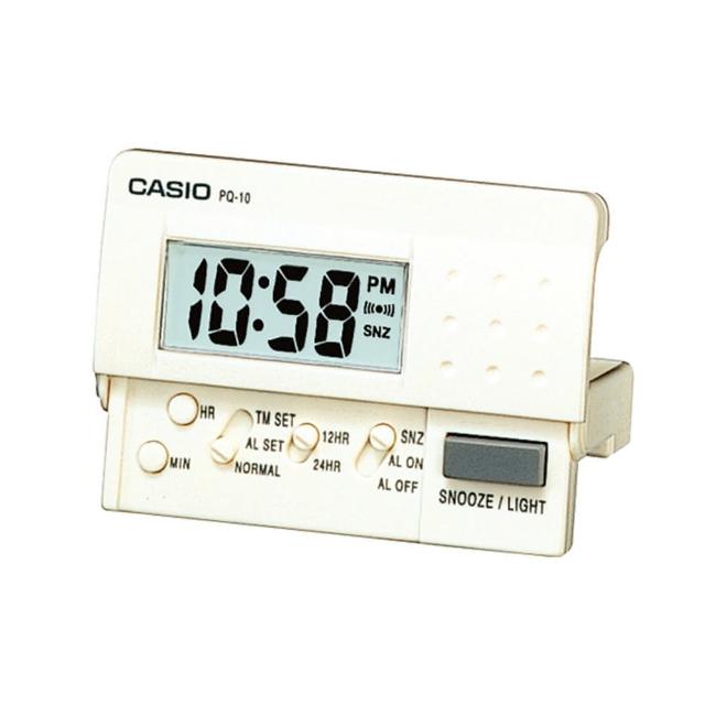 【CASIO】簡單基本必備數位電子鬧鐘(PQ-10-7)評鑑