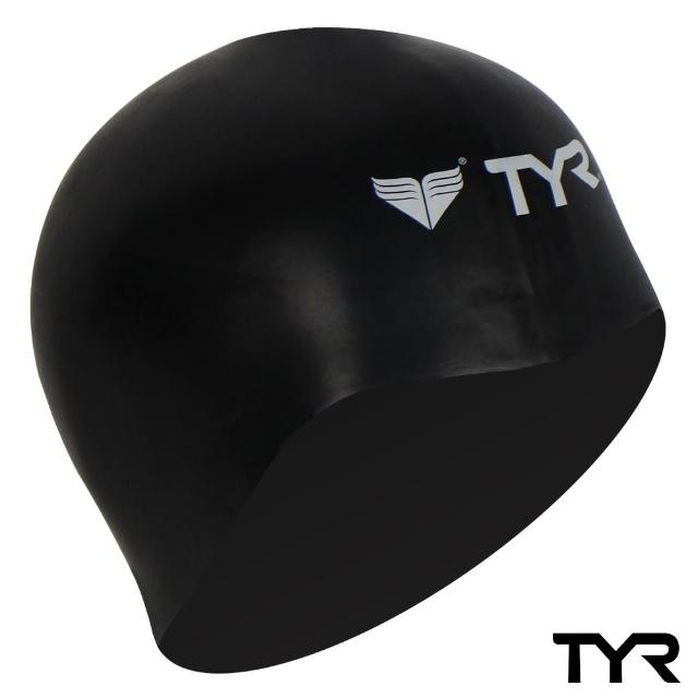 【美國TYR】成人用3D矽膠泳帽 Solid Silicone Black(台灣總代理)特價