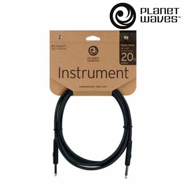 【PLANET WAVES】PWAC-PW-CGT-20 I-I 吉他經典樂器導線(約莫 6 公尺長 原廠公司貨)特惠價