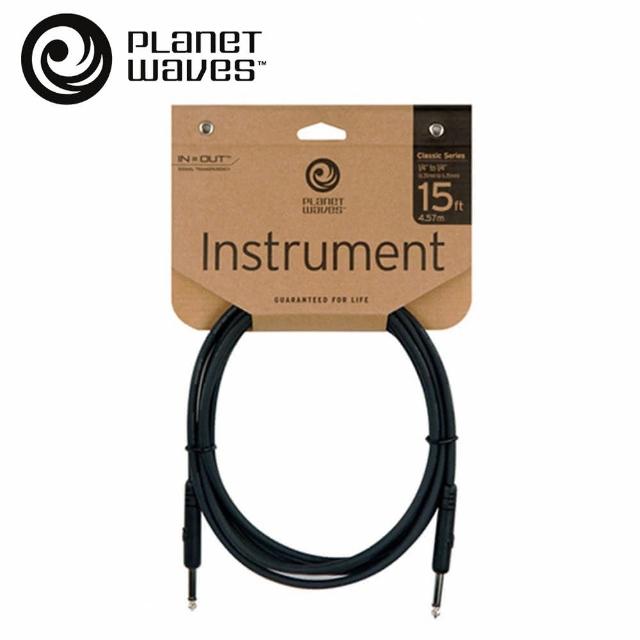 【PLANET WAVES】PWAC-PW-CGT-15 I-I 吉他經典樂器導線(約莫 4.5 公尺長 原廠公司貨)評鑑文