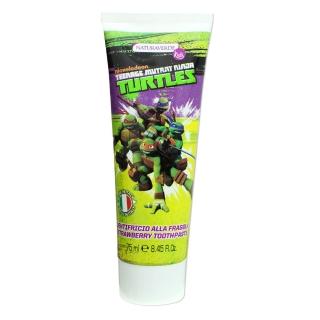 【義大利進口 Ninja Turtles】含氟牙膏(草莓香味-75ml)