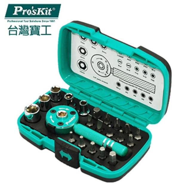 【ProsKit 寶工】22PCS 套筒起子組 SD-2319M物超所值