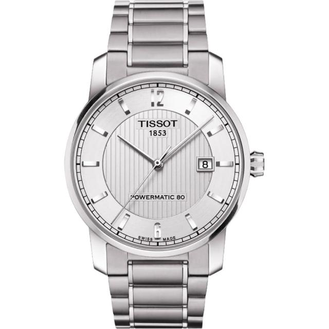 【TISSOT】TISSOT T-Classic 鈦機械腕錶(T0874074403700)強檔特價