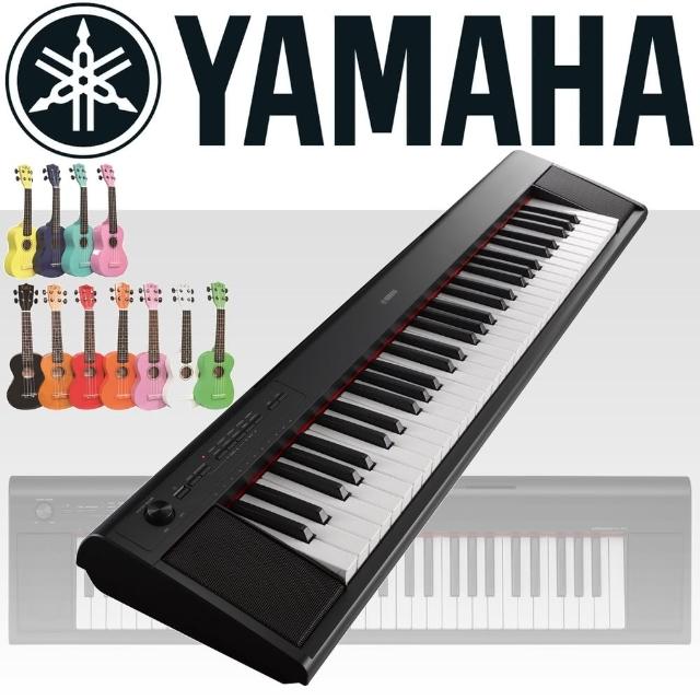 【YAMAHA 山葉】標準61鍵可攜式電子琴 / 公司貨(NP-12BK)