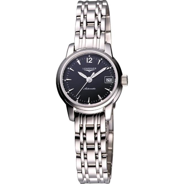 【LONGINES】Saint-Imier 機械女錶-黑/銀(L22634526)熱銷產品