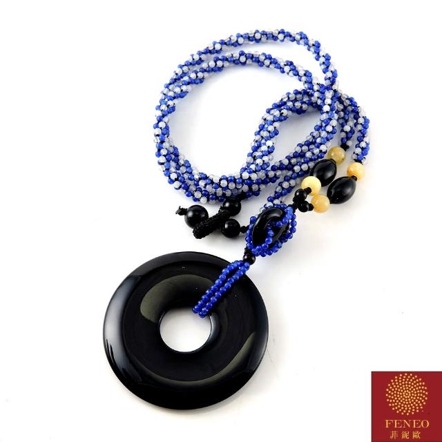 【菲鈮歐】瑪瑙平安扣項鍊(1725)