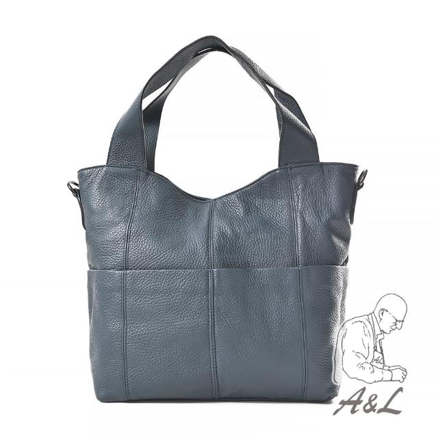 【A&L】巴黎名媛氣質全真牛皮包(奢華藍) 【A&L】巴黎名媛氣質全真牛皮包(奢華藍)
