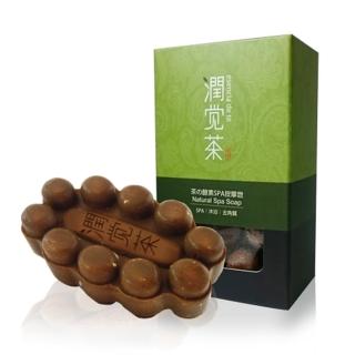 【茶寶】潤覺茶 茶籽酵素SPA去角質舒緩按摩皂100g6入組