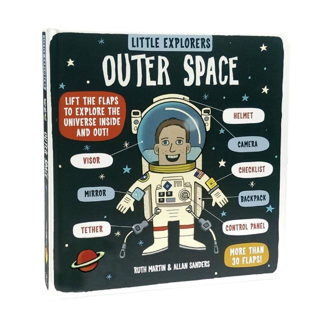 【世一】Little Explorers：Outer Space(原文翻翻書)限量出清