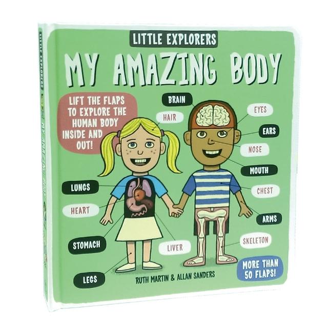 【世一】Little Explorers：Amazing Body(原文翻翻書)限量出清