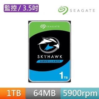 【SEAGATE 希捷】監控鷹 SkyHawk 1TB 3.5吋 5900轉 SATAⅢ 監控硬碟(ST1000VX005)