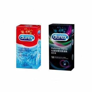 【Durex杜蕾斯】雙悅愛潮裝12入 + 薄型裝12入(-12hr)