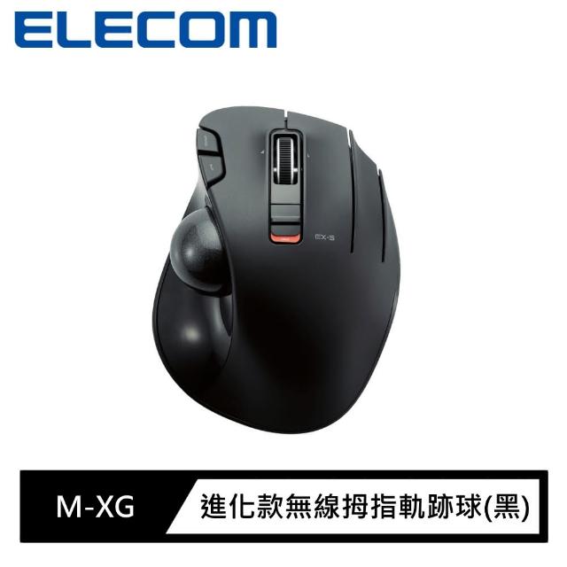 好物推薦-【ELECOM】M-XG進化款無線拇指軌跡球(黑)