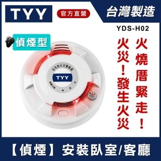 【TYY】光電式偵煙型住宅用火災警報器(單獨型/國台語音警報音/Panasonic專用鋰電池/台灣製造)