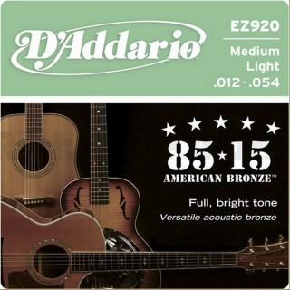 【美佳音樂】D’Addario EZ920 民謠吉他套弦(12-54)